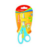 Tijera, Escolar, 5.5", Pta, Redonda, Easy Open - agarre suave, Blister x 1 Und.